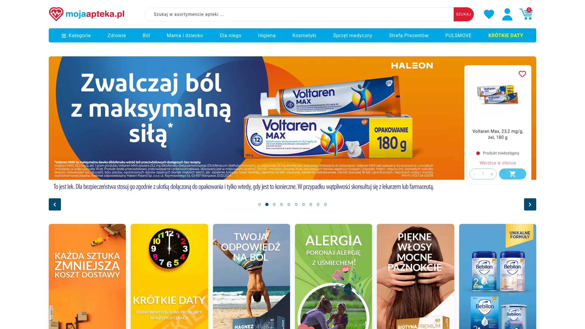 Screenshot of mojaapteka.pl