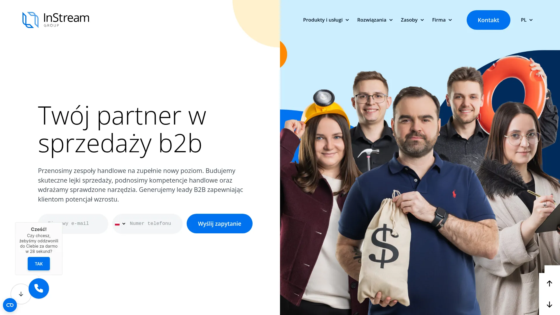 Screenshot of instreamgroup.com