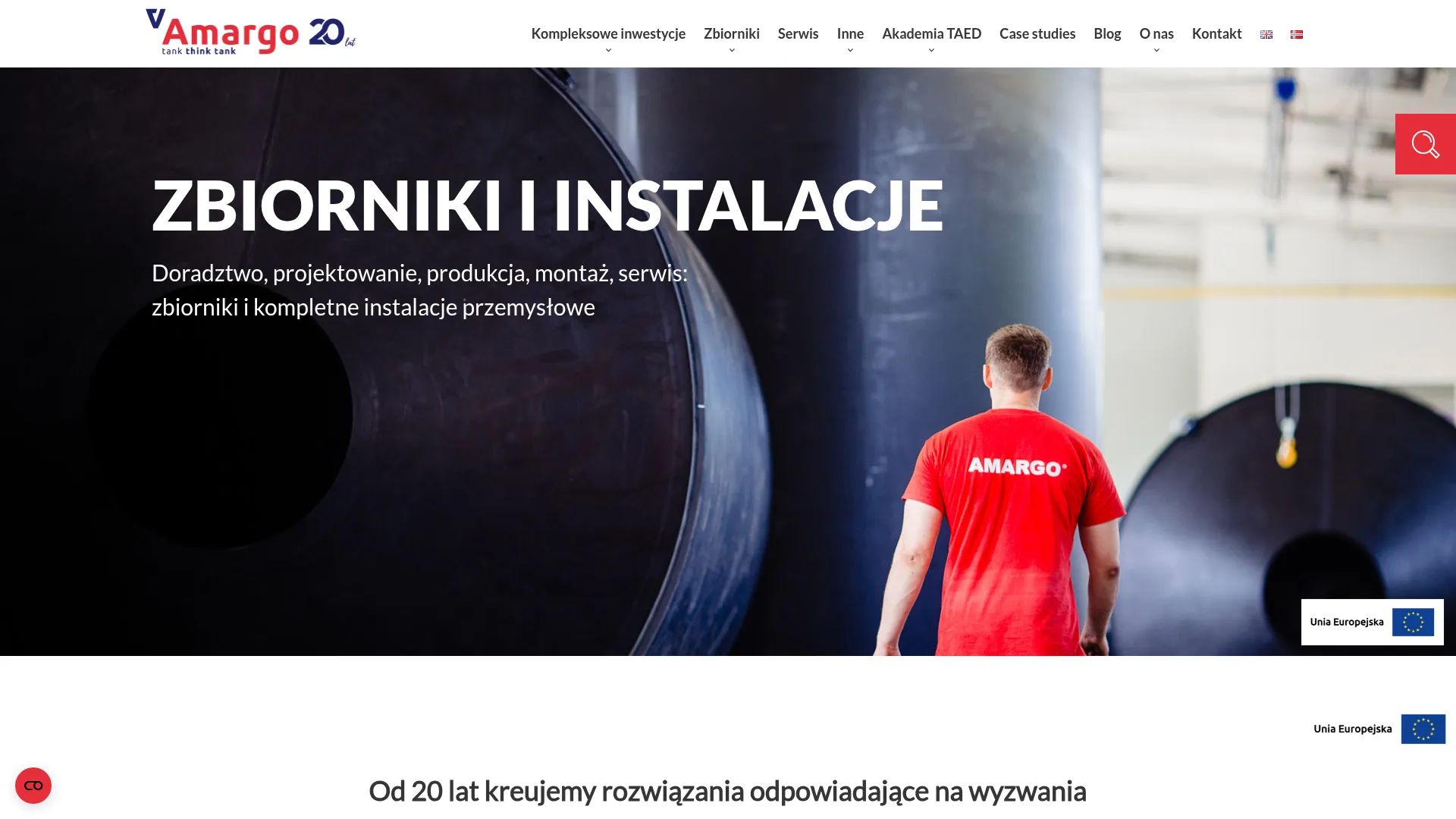Screenshot of www.amargo.pl